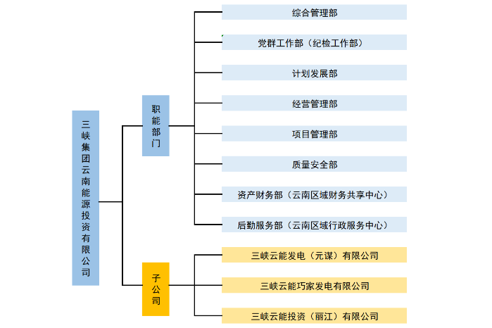 云南能投组织机构图